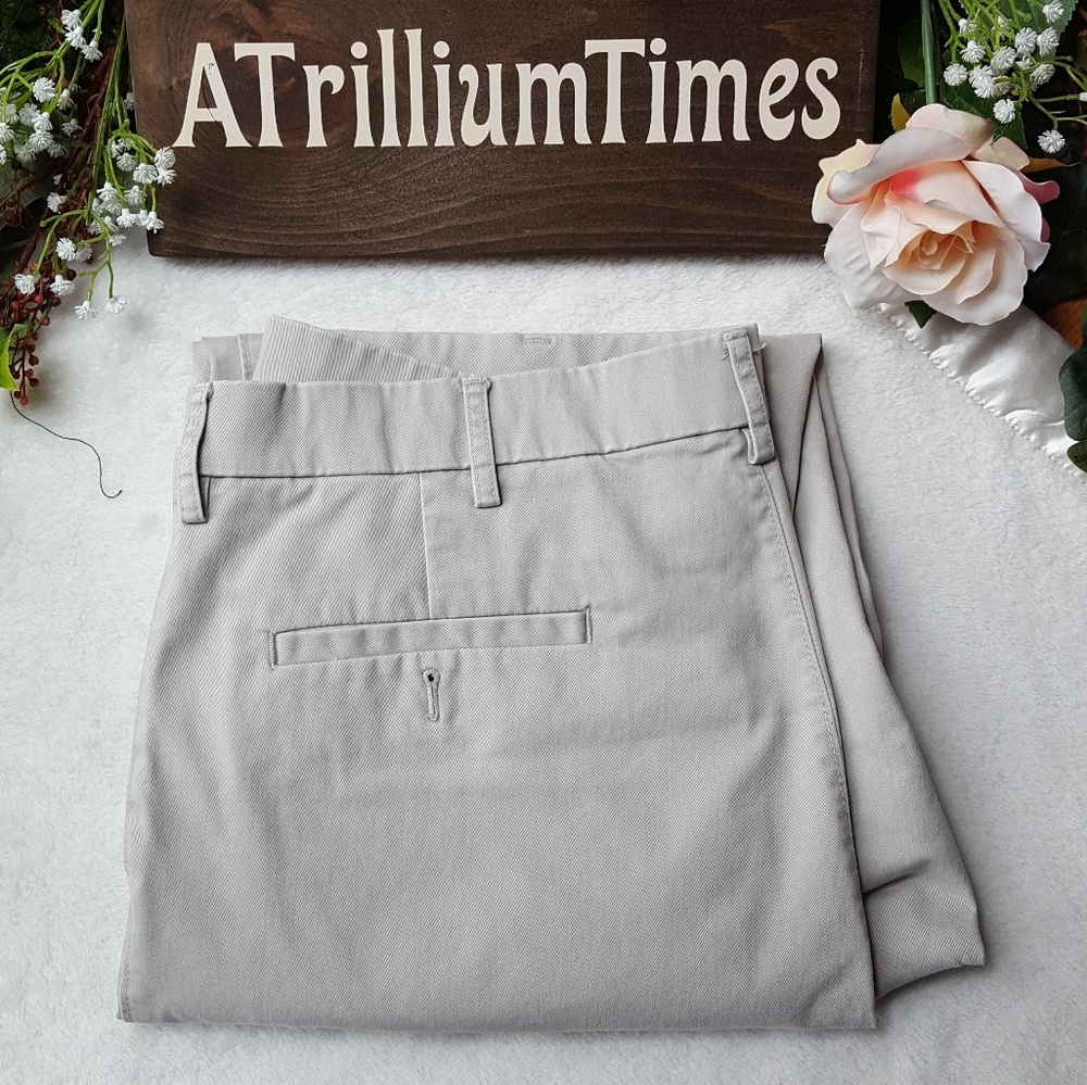 Haggar mens khaki dress pants